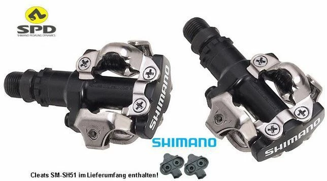 Shimano LX PD M520 Pedaalset Incl. Schoenplaten 4 Shimano LX PD M520 Pedaalset Incl. Schoenplaten - Afbeelding 2