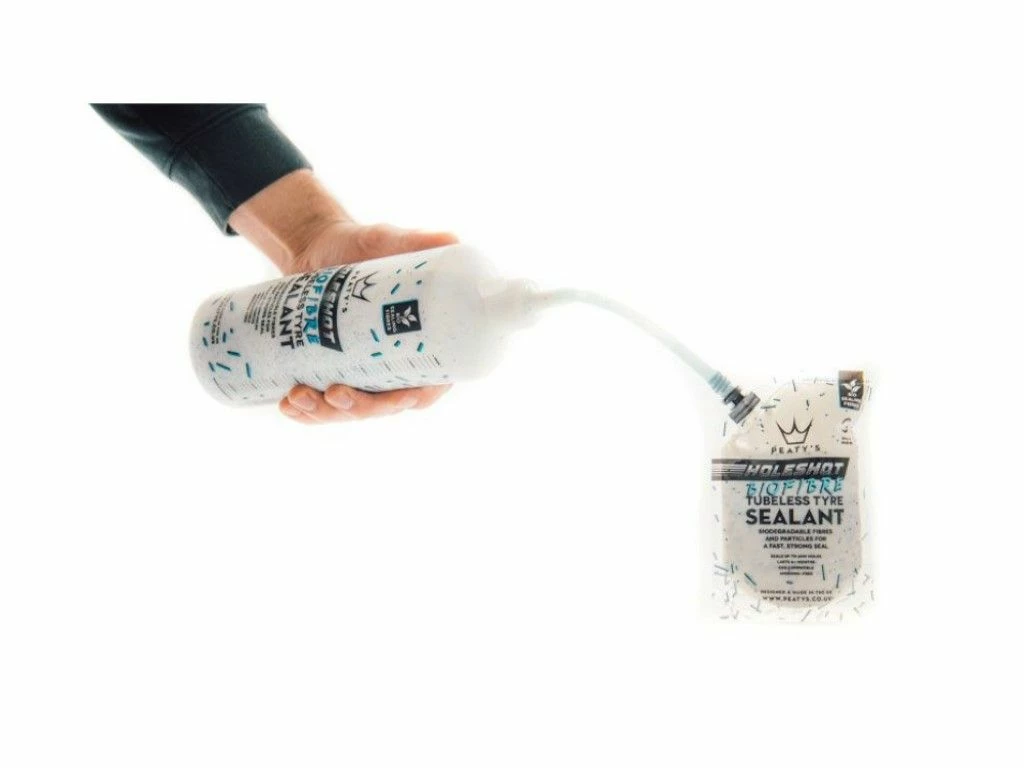 Peaty's Holeshot BioFibre Tubeless Sealant 8 Peaty's Holeshot BioFibre Tubeless Sealant - Afbeelding 6