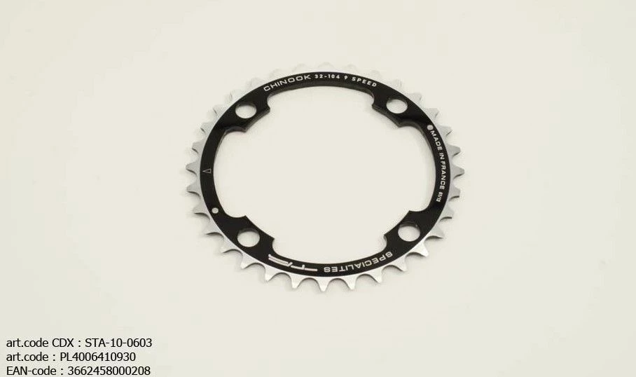 Specialites TA Chinook Steek 64 (Shimano Atb Binnen. Trippel) Kettingblad 3 Specialites TA Chinook Steek 64 (Shimano Atb Binnen. Trippel) Kettingblad